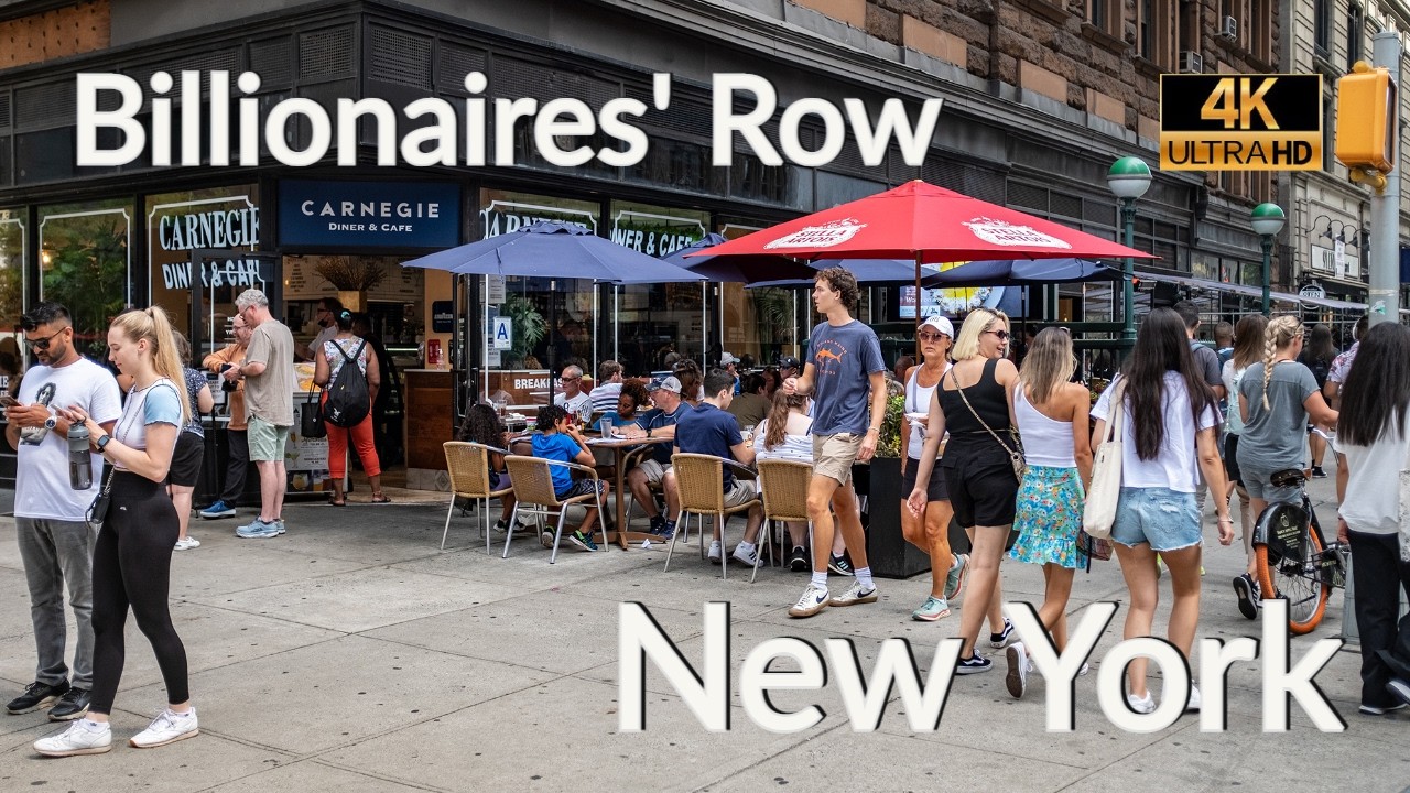 Billionaires' Row, New York's Most Expensive Street | 4k