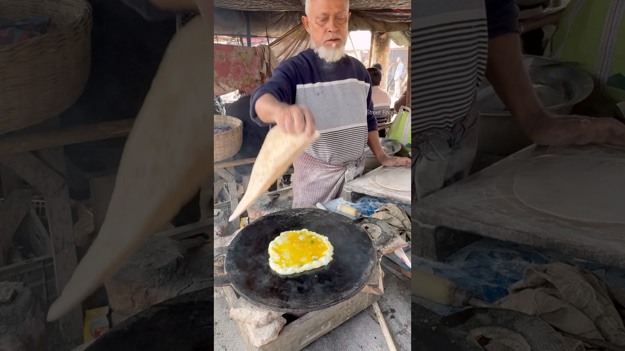 Amazing Egg Roti making 😱 