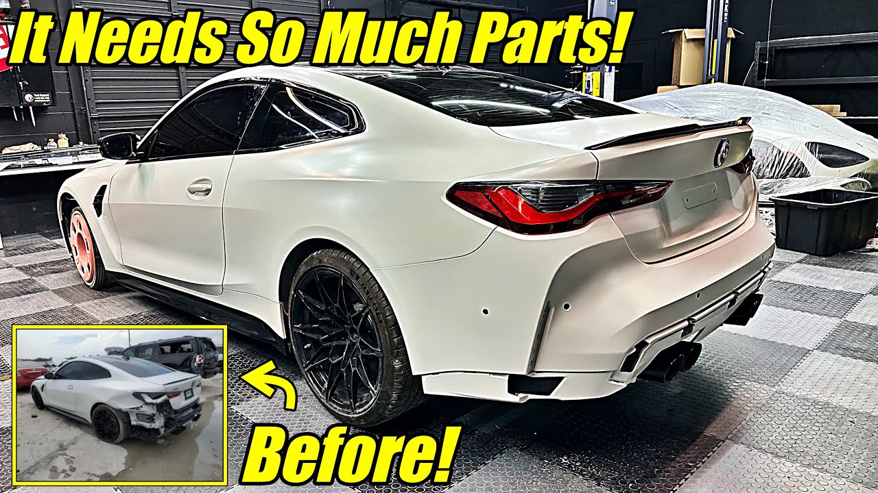 Мой разбитый BMW M4 — это просто кошмар! Он почти готов к вождению!