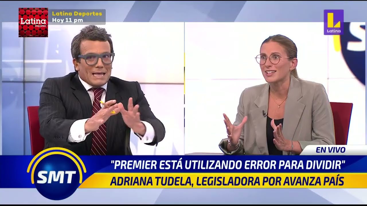 Adriana Tudela en Sin Medias Tintas 10-04-22