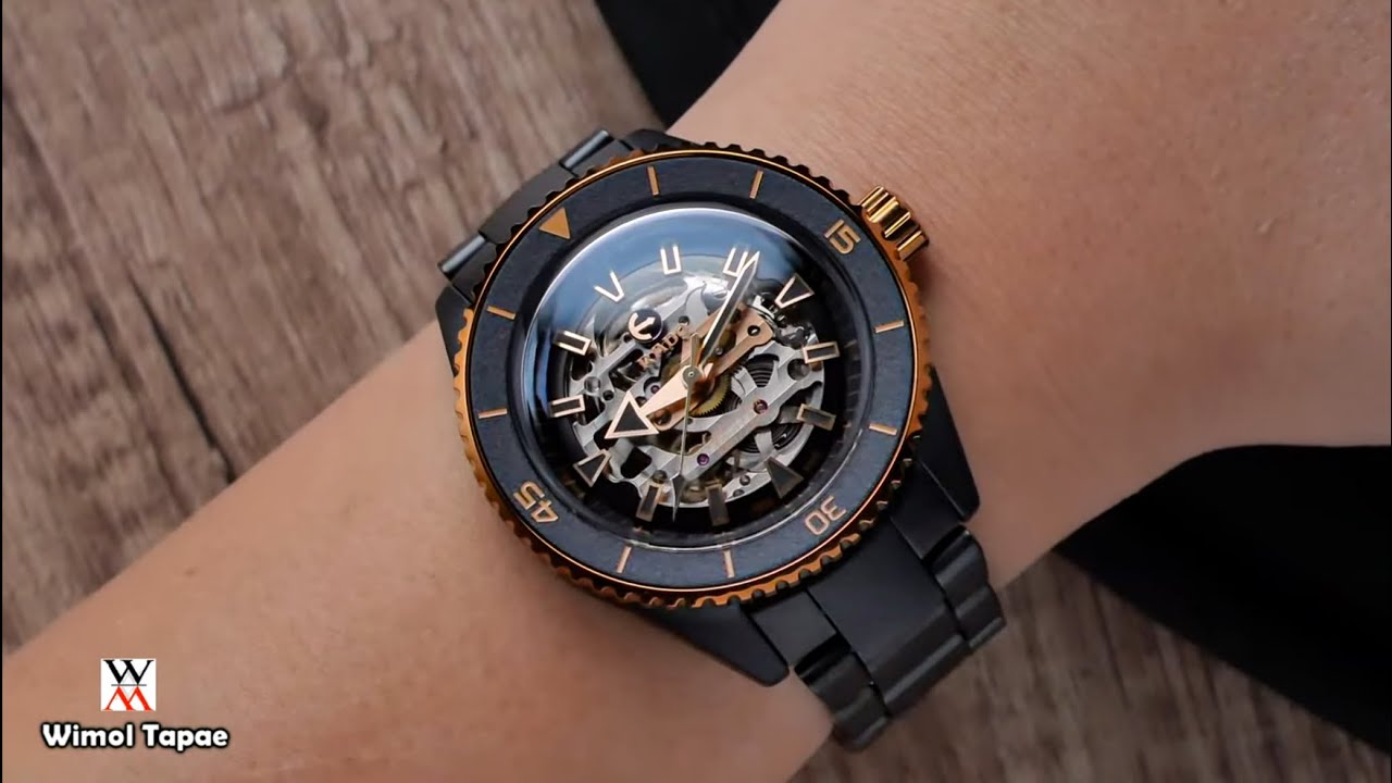 รีวิว Rado Captain Cook High Tech Ceramic Skeleton R32192152 - Wimol Tapae