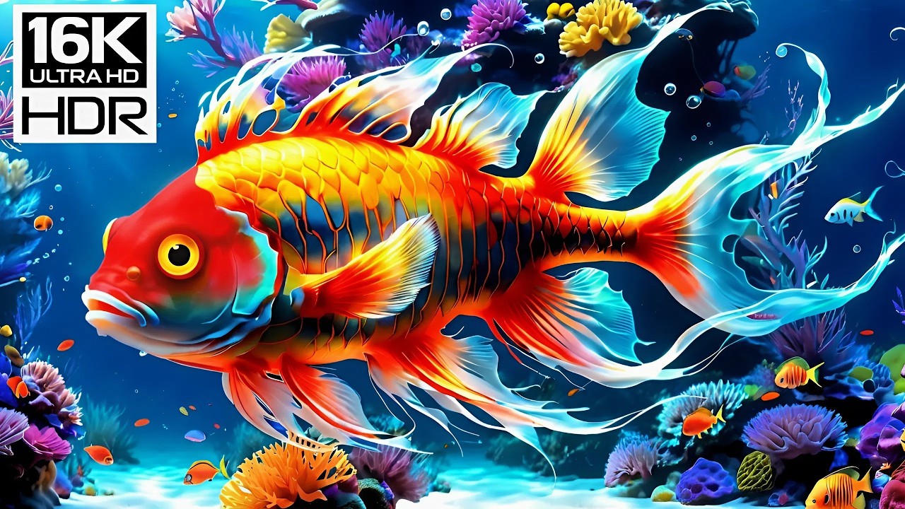 🐠 16K HDR | Ocean Dreams: Majestic Marine Life in Stunning Ultra HD