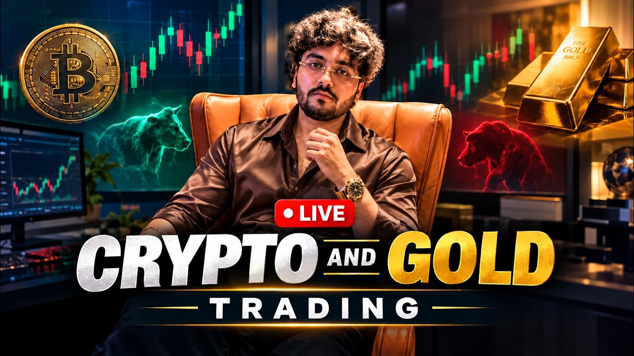 SCALP WITH ME !! Live Trading Crypto Gold , Bitcoin Learning Analysis | Intelligent Trader