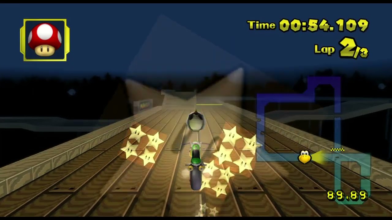 RMX Ghost Valley 1 | 01:42.003 | Kang0Yosh | Mario Kart Wii Deluxe 7.0