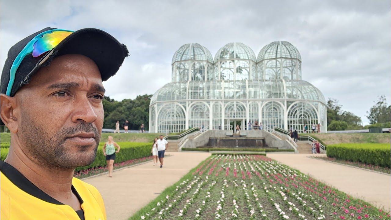 CHEGUEI NO JARDIM BOTÂNICO DE CURITIBA MAIS BONITO DO BRASIL 