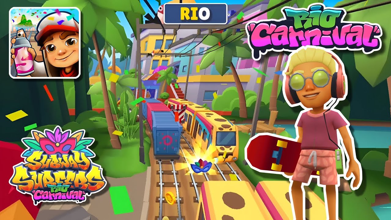 Subway Surfers Rio 2025 NEW UPDATE Carnival Celebration in Brazil: with Dylan Walkman Outfit! 🎭🎉