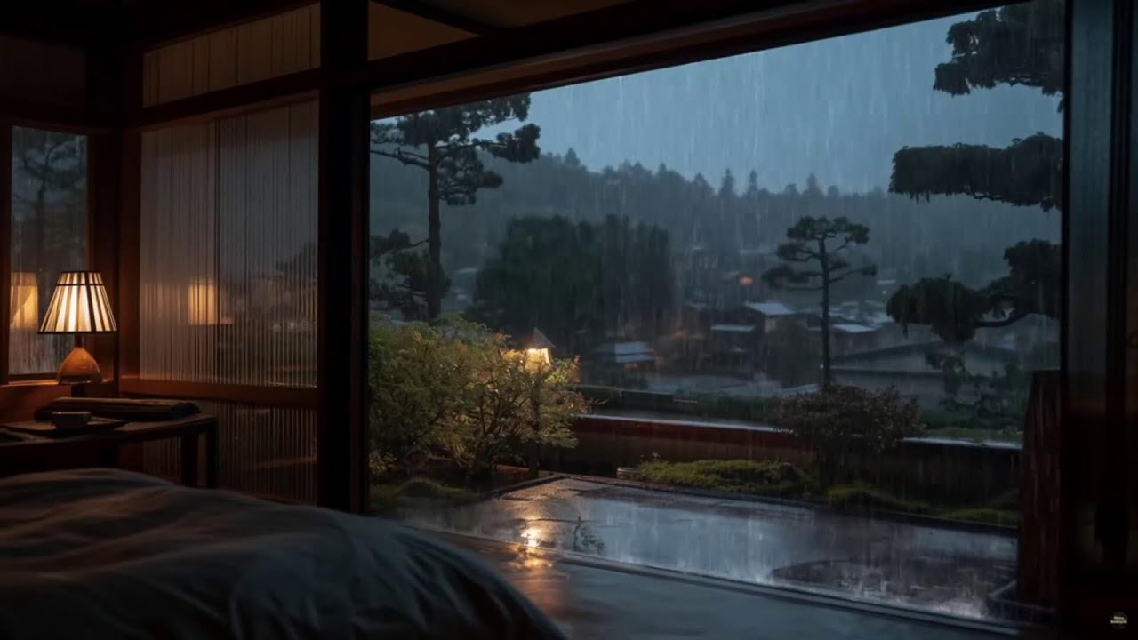 🌧️ PERFECT White Noise: 10 Hours Heavy Rain Ambience on Tin Roof for Instant Sleep & Study.