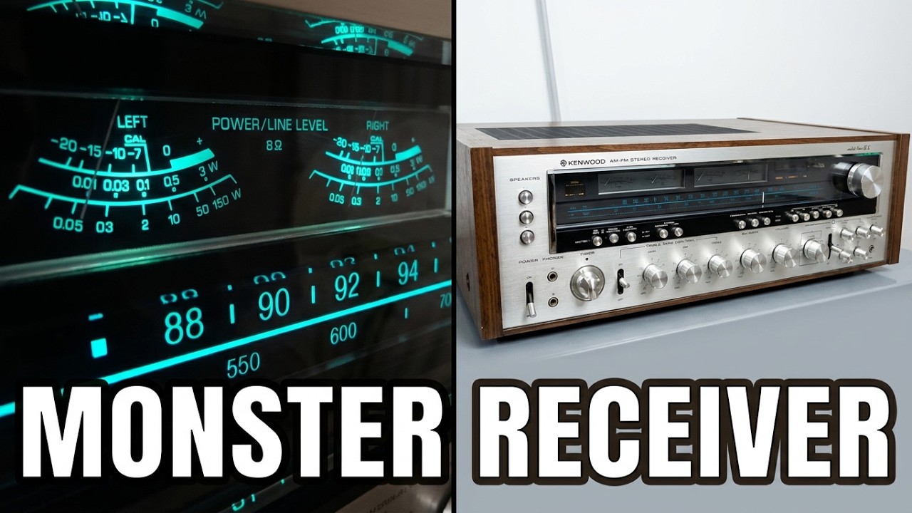 DEMO KENWOOD NINE GX JAPANESE VINTAGE AUDIO HIFI STEREO MONSTER RECEIVER IN 2014