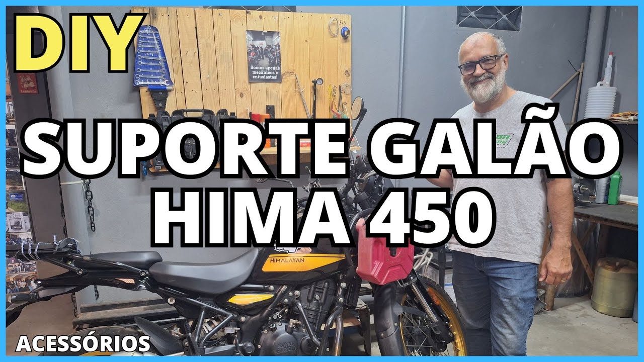 Instalação Suporte Galão Himalayan 450
