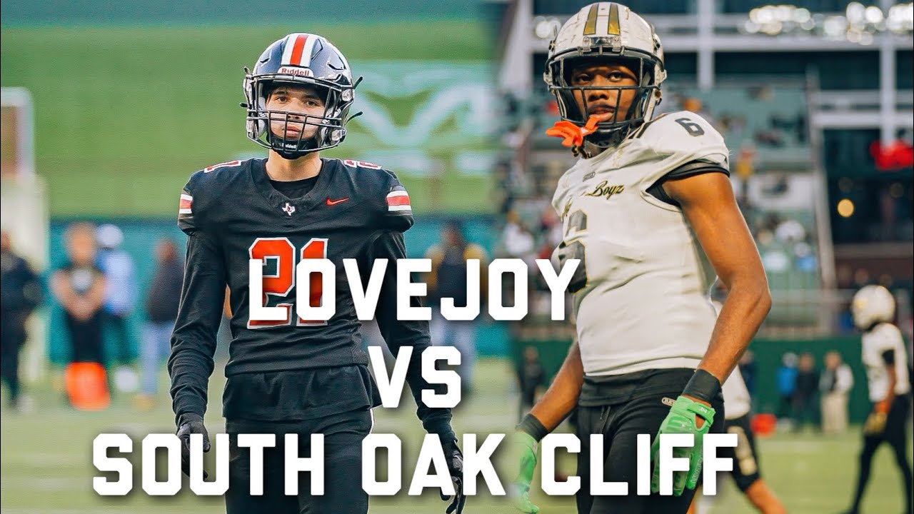 TXHSFB|| ROUND 4|| South Oak Cliff vs Lovejoy MUST SEE!!