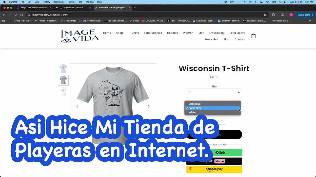 Mi reto de vender camisetas online, La tienda online que siempre quise tener.