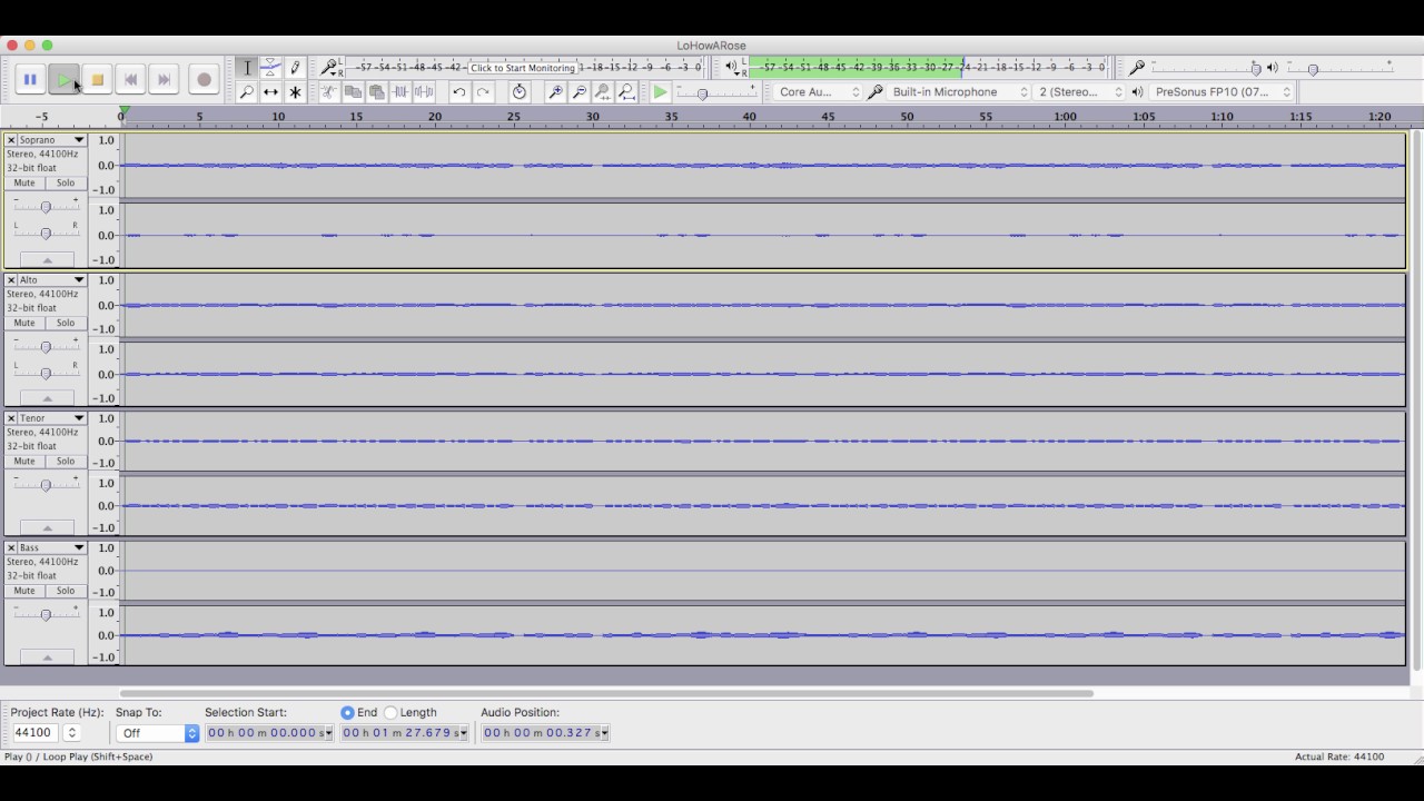 Learn and Practice Music with Audacity