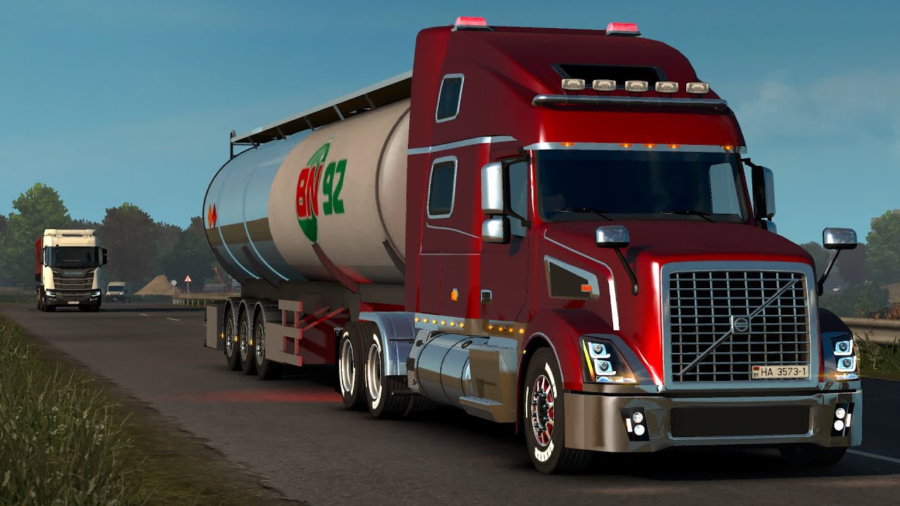 571 / ETS 2 V1.36 / Test Drive Volvo VNL 880 / Пинск - Витебск / Белоруссия