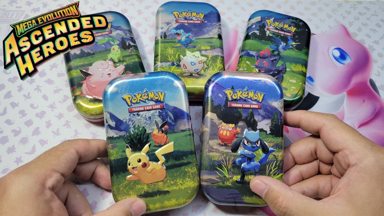 🪽Abrimos TODAS las Latas de Ascended Heroes | Pokémon TCG