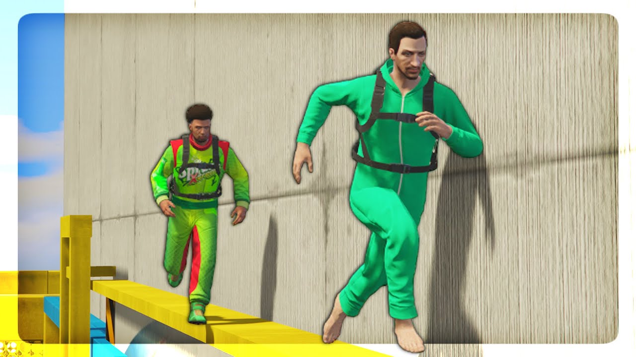 GTA 5 Races but it's only parkour..