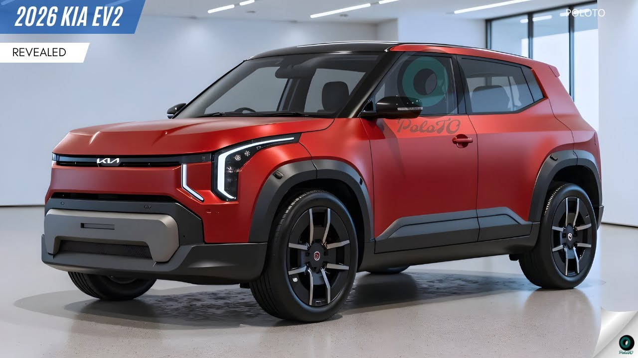 2026 Kia EV2 раскрыл - самый дешевый флагманский электромобиль Kia!