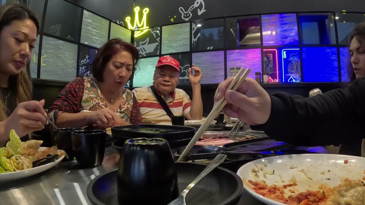 All you can eat Korean BBQ at BB2, our first time!