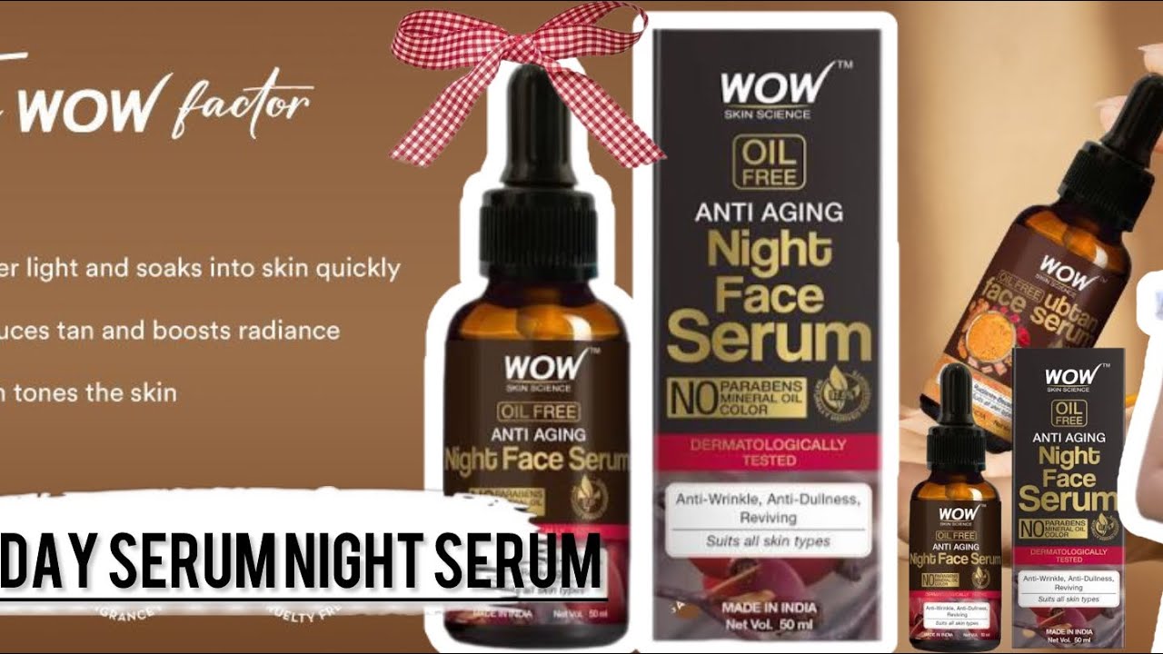 Wow day serum night serum all typ skin💐🫶🌸❤️🍁