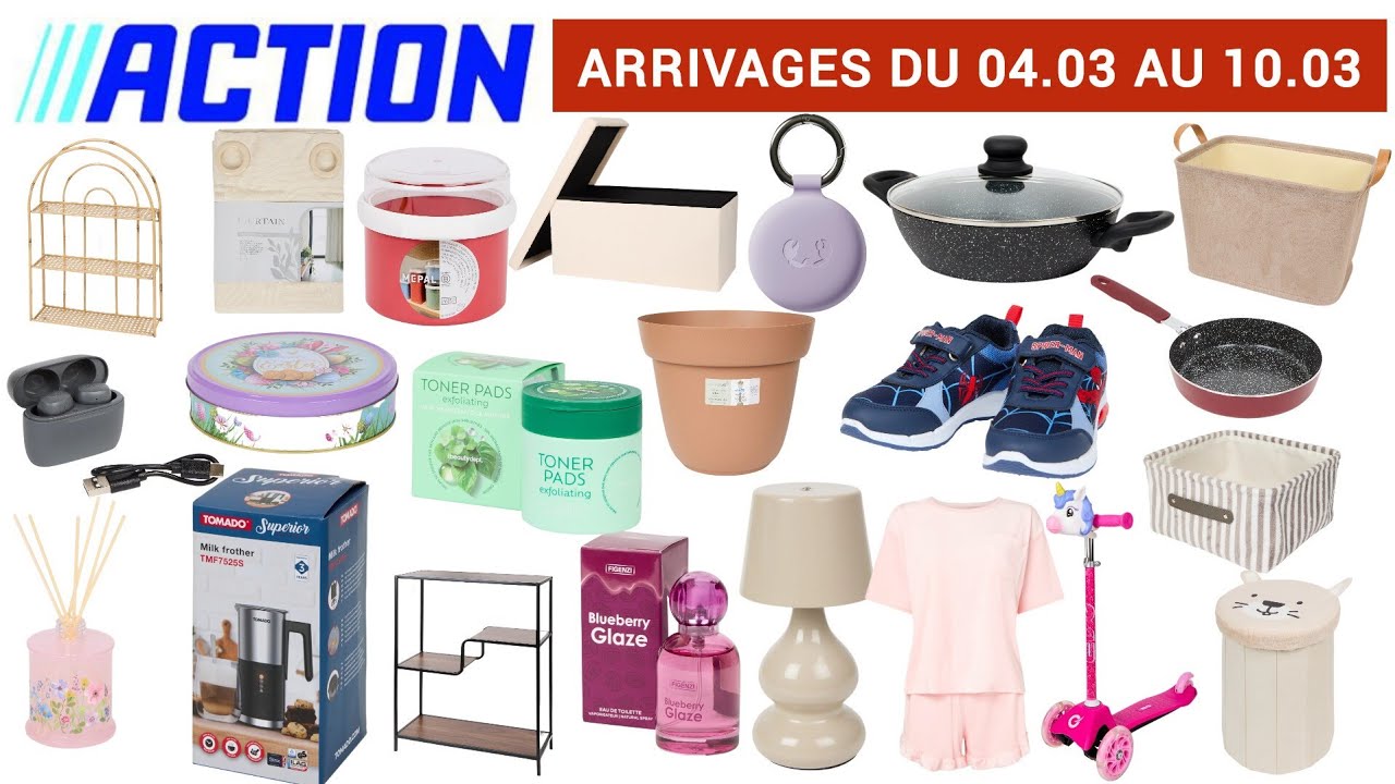 📍Action Arrivage de la Semaine 04.03 au 10.03  🎀 Loisirs Créatifs #ActionFrance 🎀 Nouveautés #action
