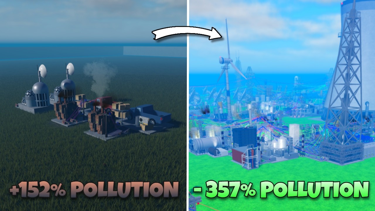 Я построил САМУЮ ЧИСТУЮ фабрику в Roblox Industrialist!