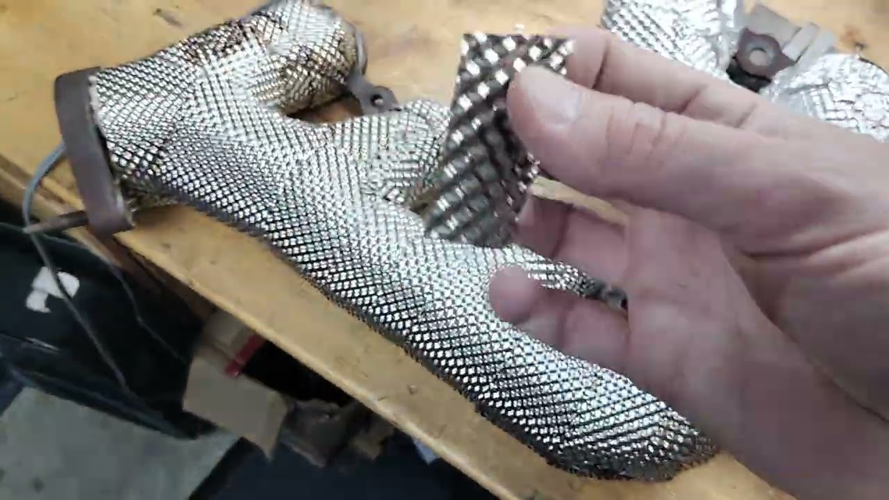 Stainless and aluminum custom heat shields manifold