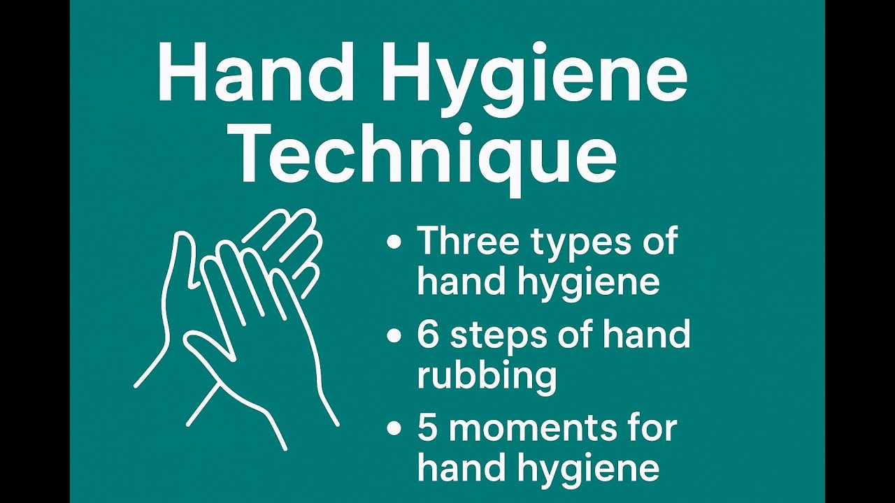 الطريقة الصحيحة لتطهير اليدين | الوقاية تبدأ من هنا 🧼🖐️Hand Hygiene Technique