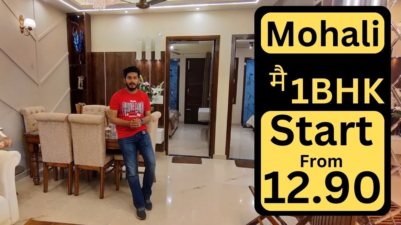 1Bhk In Mohali | @12.90 में Fully Furnished घर आपके लिये शानदार location पे 🏡॥ Ready To Move
