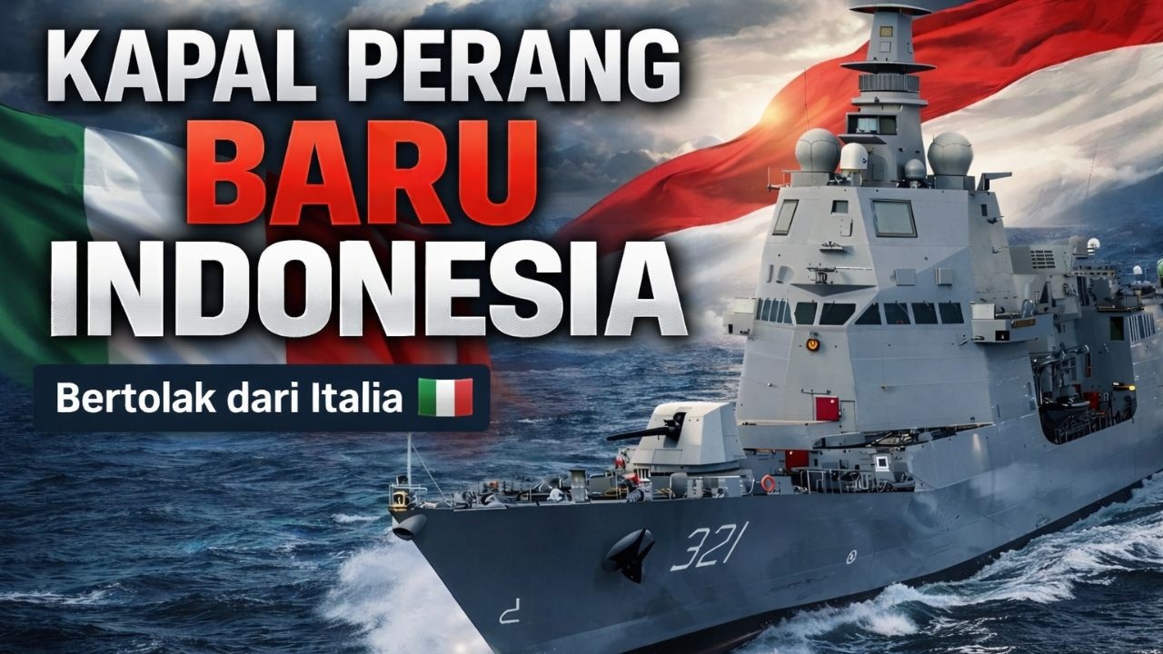 Kekuatan Baru Indonesia Dimulai! Kapal Prabu Siliwangi Berangkat dari Italia