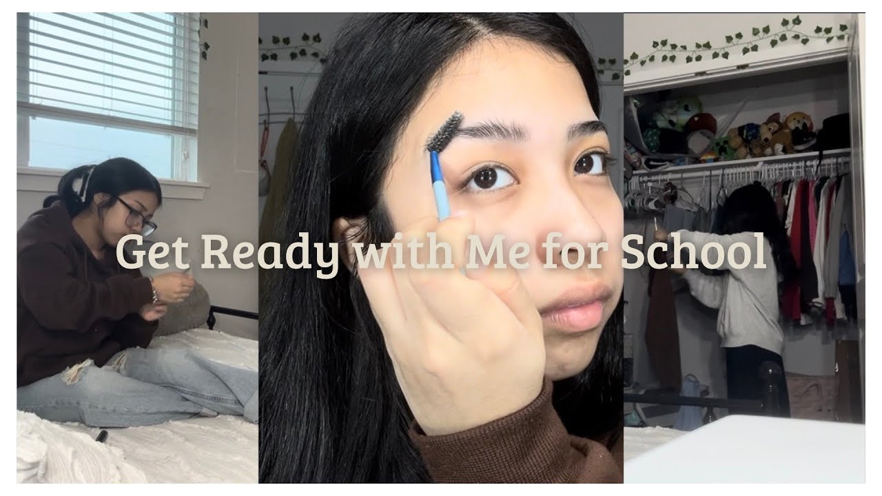 get ready with me for school : first video uploaded! 