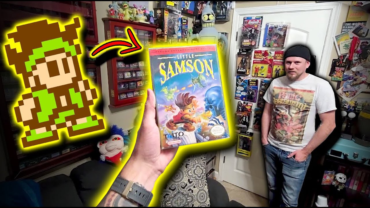 He had the RAREST GAMES! (Game Room Tour)