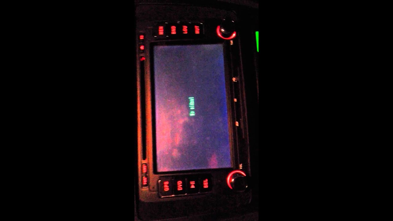 Davor problem with  rear cam on car dvd