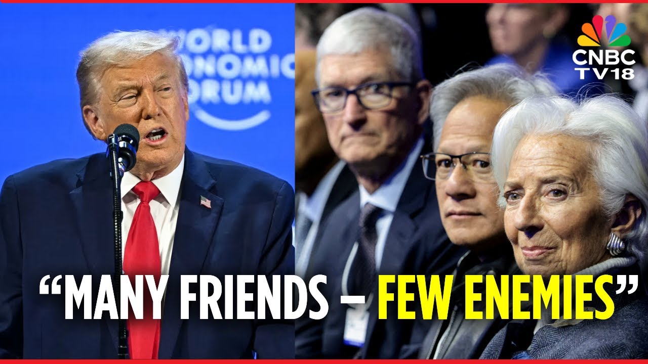 President Trump Delivers a Low Energy Speech To a Silent Room in Davos | Trump on NATO | N18G