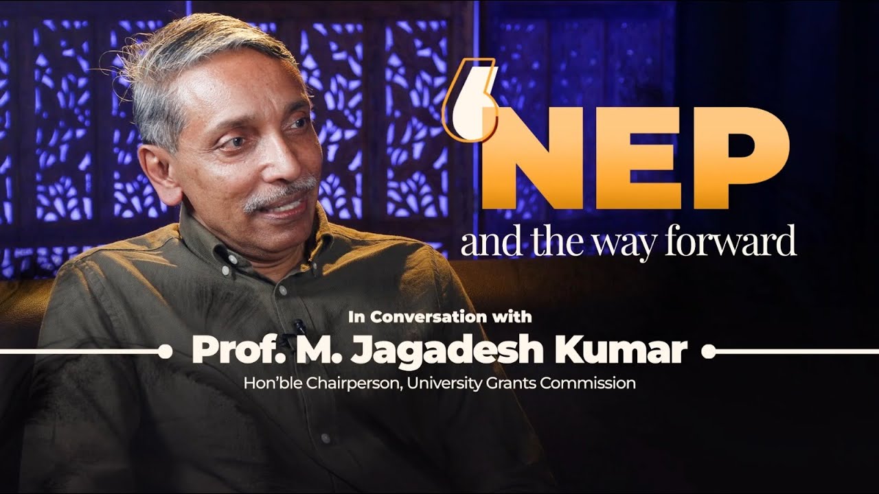 Prof. M. Jagadesh Kumar discusses NEP 2020 implementation at MANUU's Knowledge Series Programme.