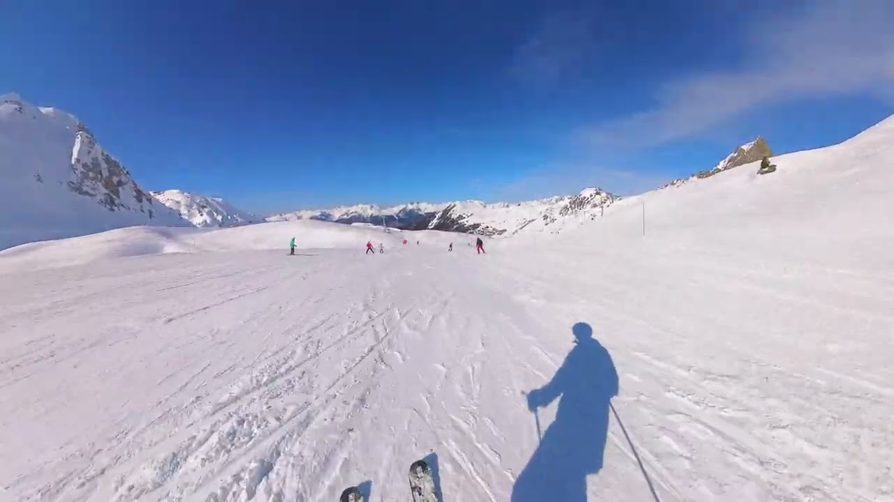 La Plagne 2025 | Blue Piste Serac! | Paradiski [4K]