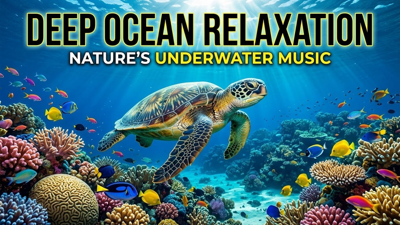 Deep Ocean Night 🌌 • Relaxation Music for Sleep 😌 • Soft Wave Echo and Serenity 🌙
