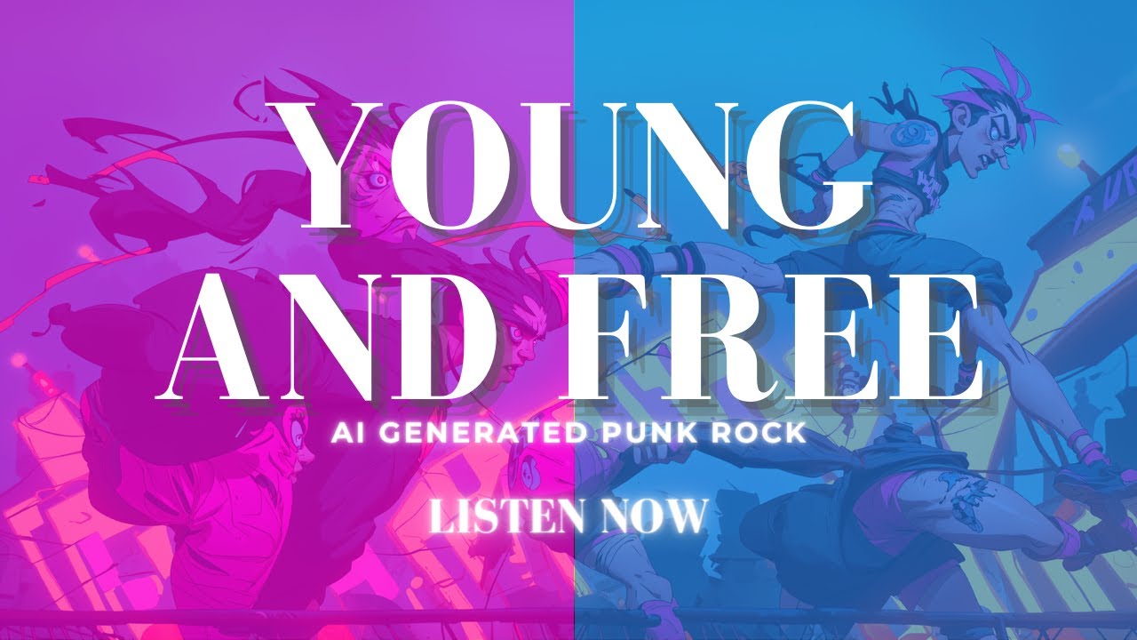 Young and Free - AI Generated Punk Music Video!