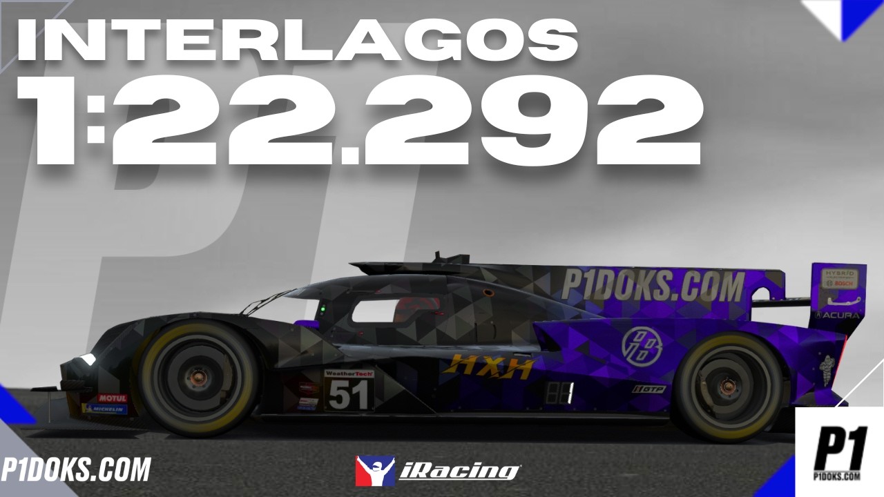 1:22.292 - Acura GTP - Interlagos - IMSA - │P1DOKS.COM 26S1 WEEK 10