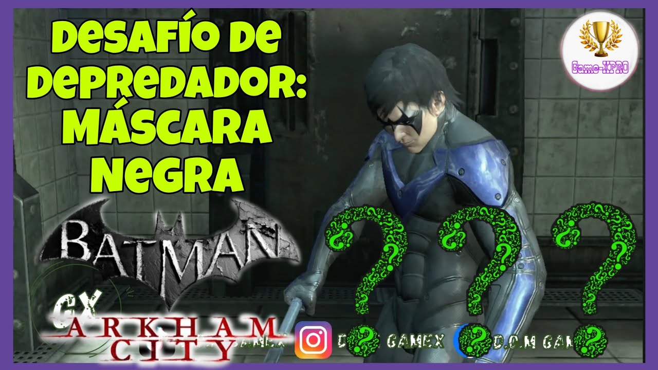 Desafío de depredador: Máscara Negra | Camino al 100% | Batman: Arkham City | D.O.M GameX