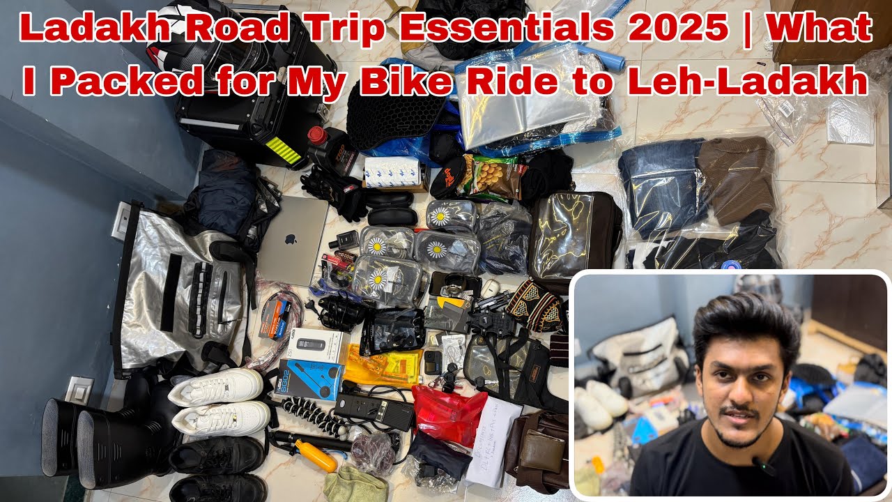 Ladakh Road Trip Essentials | Things to carry for Ladakh Bike Trip | June 2025 | @explorewithakhtar