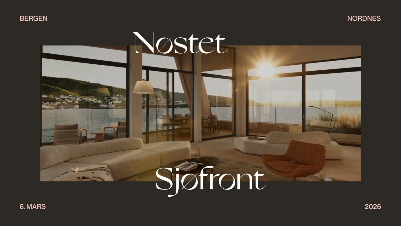 Nøstet Sjøfront - 6 mars 2026 lanseres de siste leilighetene