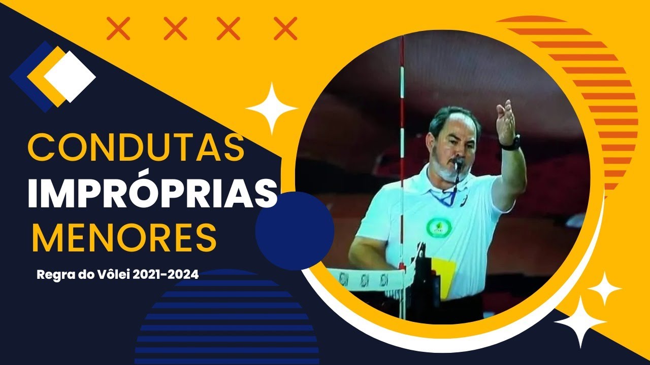 Regra do Vôlei 2021 - 2024 - Condutas impróprias menores [Minor misconduct]