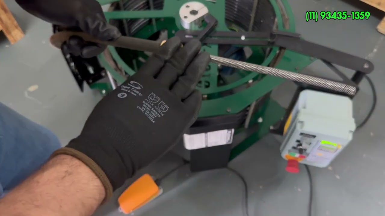 Máquina desentupidora e Polidora FX-3010 Pro 30 Metros - Operação