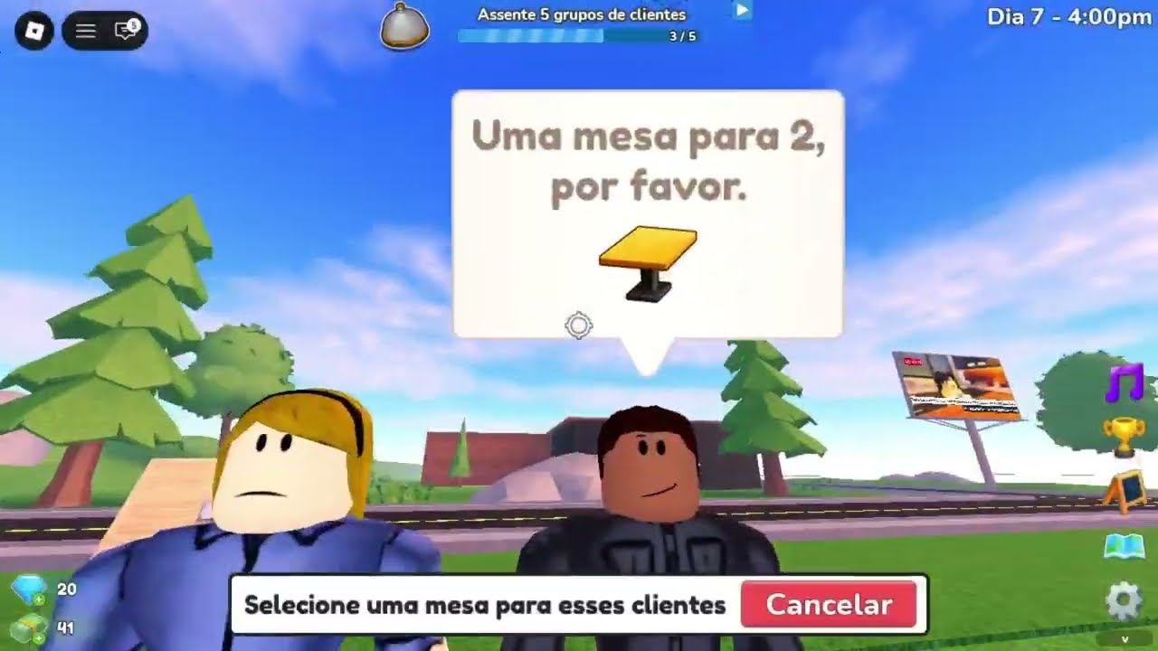 Roblox – Contratei Mais 1 Funcionário pro Restaurante!