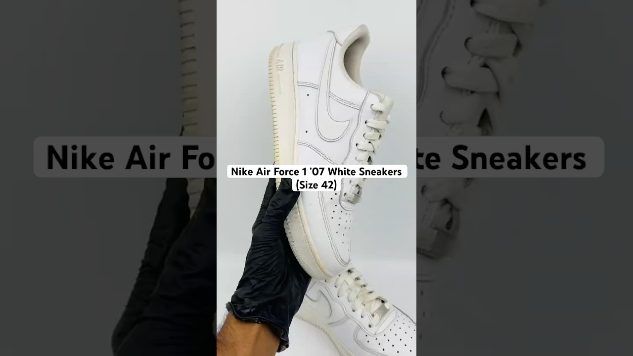 Nike Air Force 1 ’07 White Sneakers (Size 42) - DD8959-100 