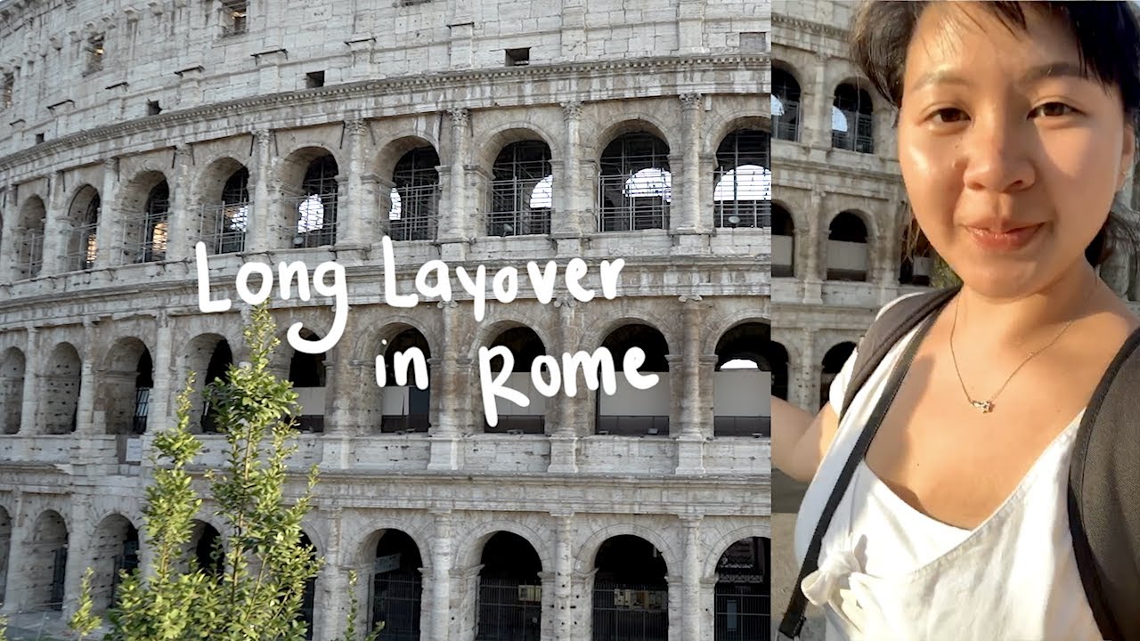 Overnight layover in Rome, Italy with no Sleep | Travel Diaries