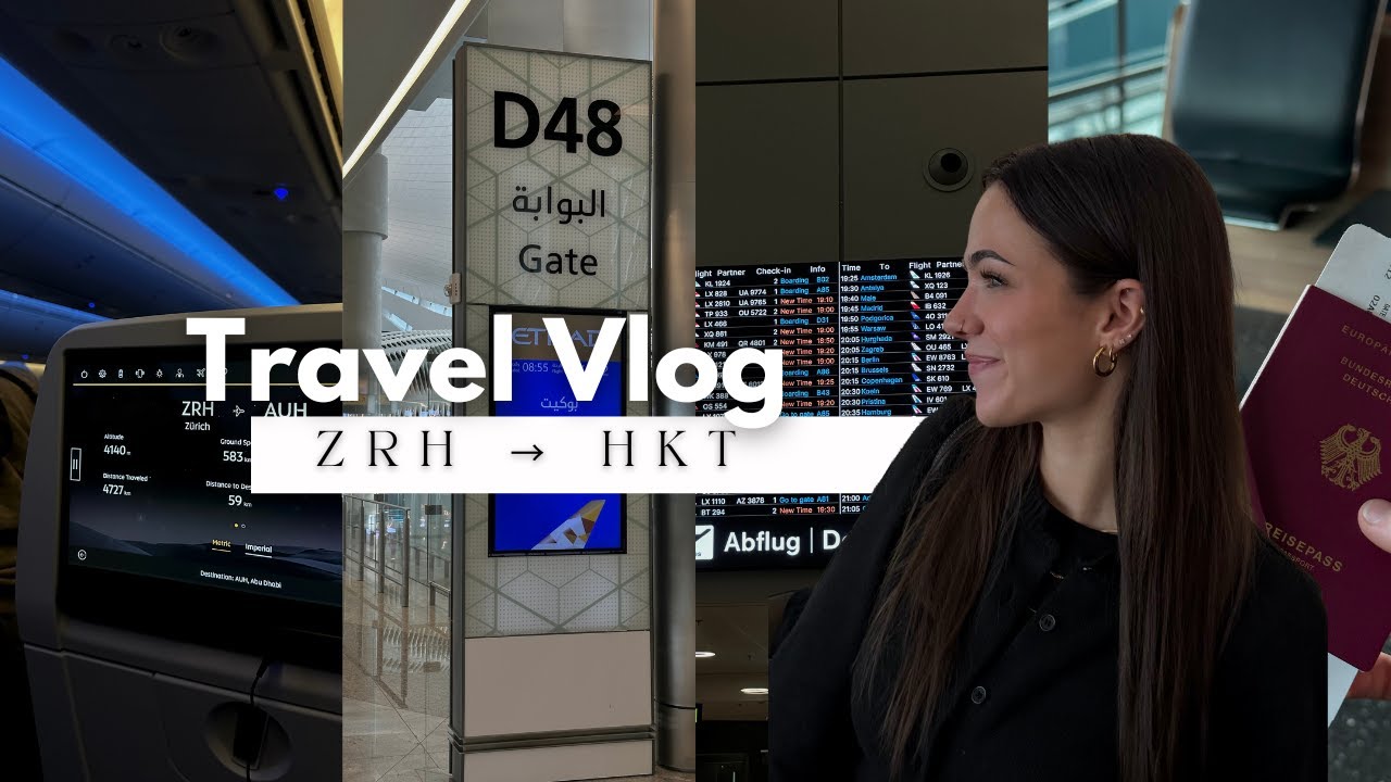 Zurich ➝ Phuket ✈️ My Long-Haul Travel Day (16 Hours!)