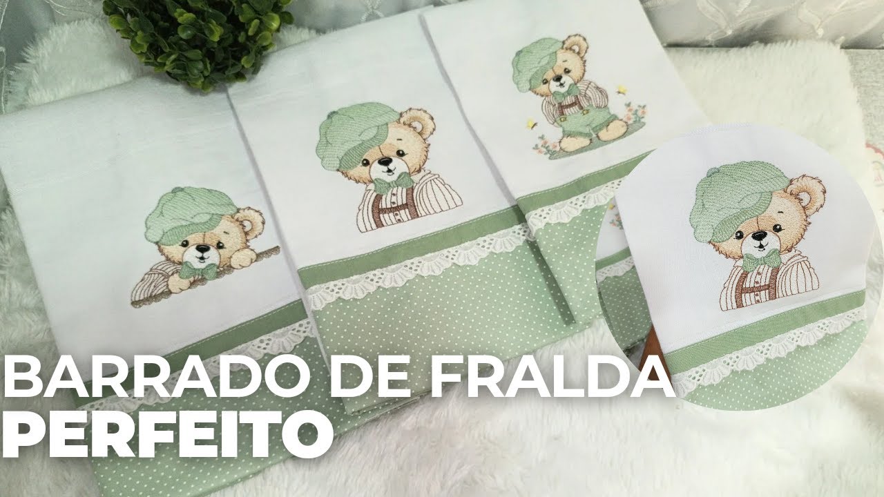 Barrado em Fralda Muito simples e fácil