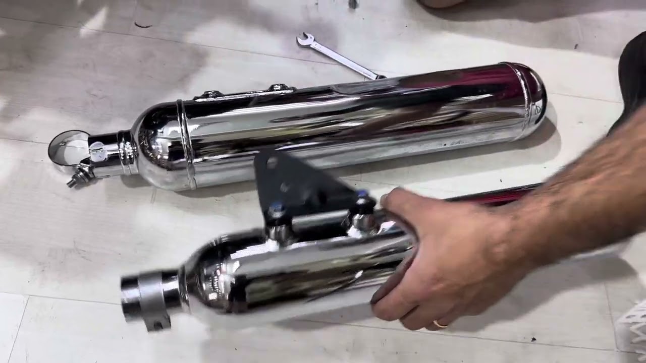 Royal enfield super meteor 650 com ponteiras customer e como fazer instalação#royalenfieldbrasil