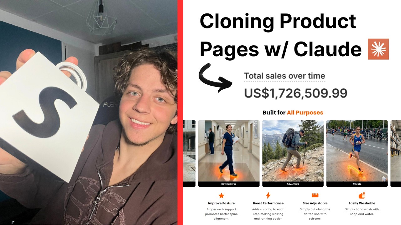 How I clone any winning product page with Claude in under 10 minutes (easy a$$ method)