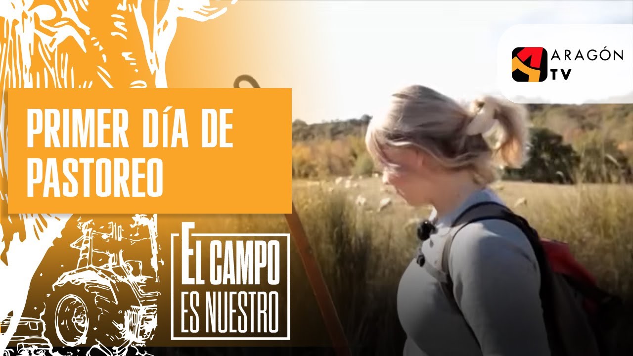 Primer día de pastoreo para la ayudante de Toño